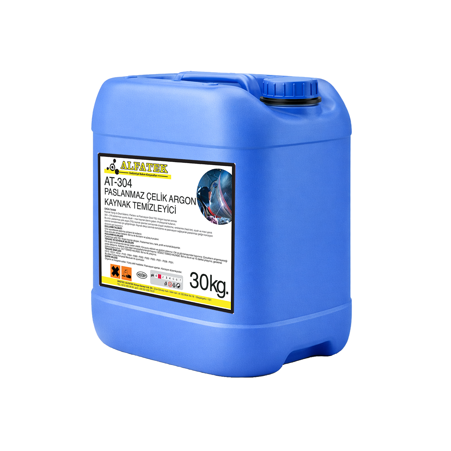 AT-304 Paslanmaz Çelik Argon Kaynak Temizleyici